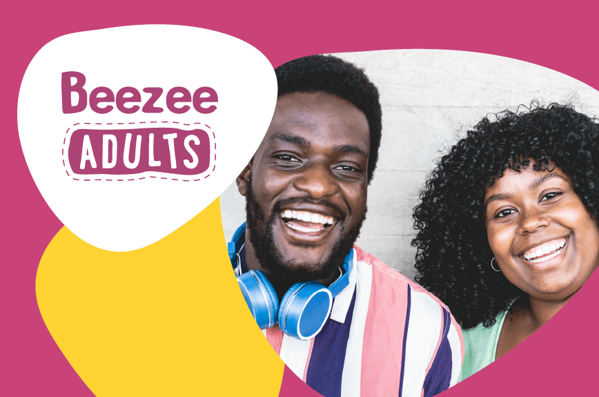 Man and woman on Beezee Adults